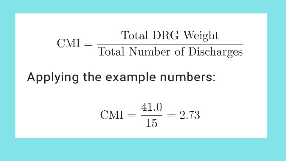 how to calculate case mix index